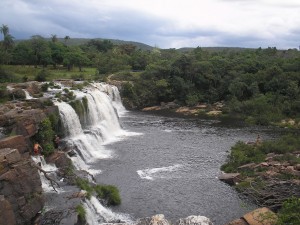 Cachoeira na Serra do Cipó.