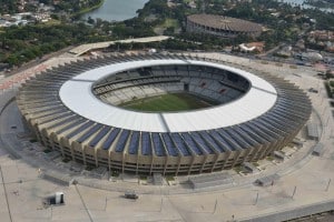 Vista do Mineirão em Belo Horizonte.