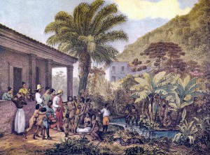 Índios em uma fazenda c. 1824