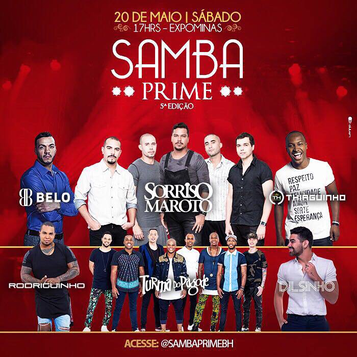 Samba Prime Festival terá 19 atrações nacionais - ItabiraNet