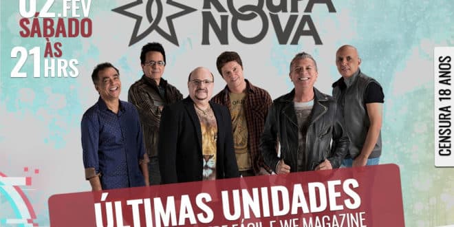 Roupa Nova comemora quatro décadas em shows no Rio