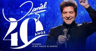 Daniel volta a BH com a turnê 40 anos de carreira em homenagem a João Paulo, no dia 5 de abril, no Arena Hall